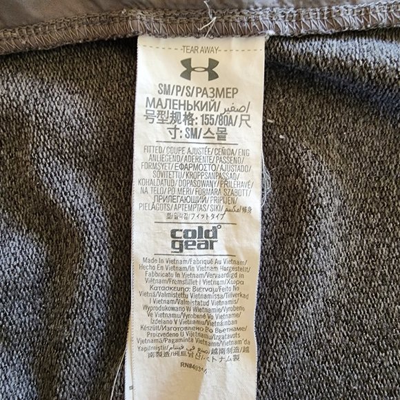 Under Armour Women's Gray Quilted Full-Zip Jacket  | Sz Small Petite - Picture 9 of 10